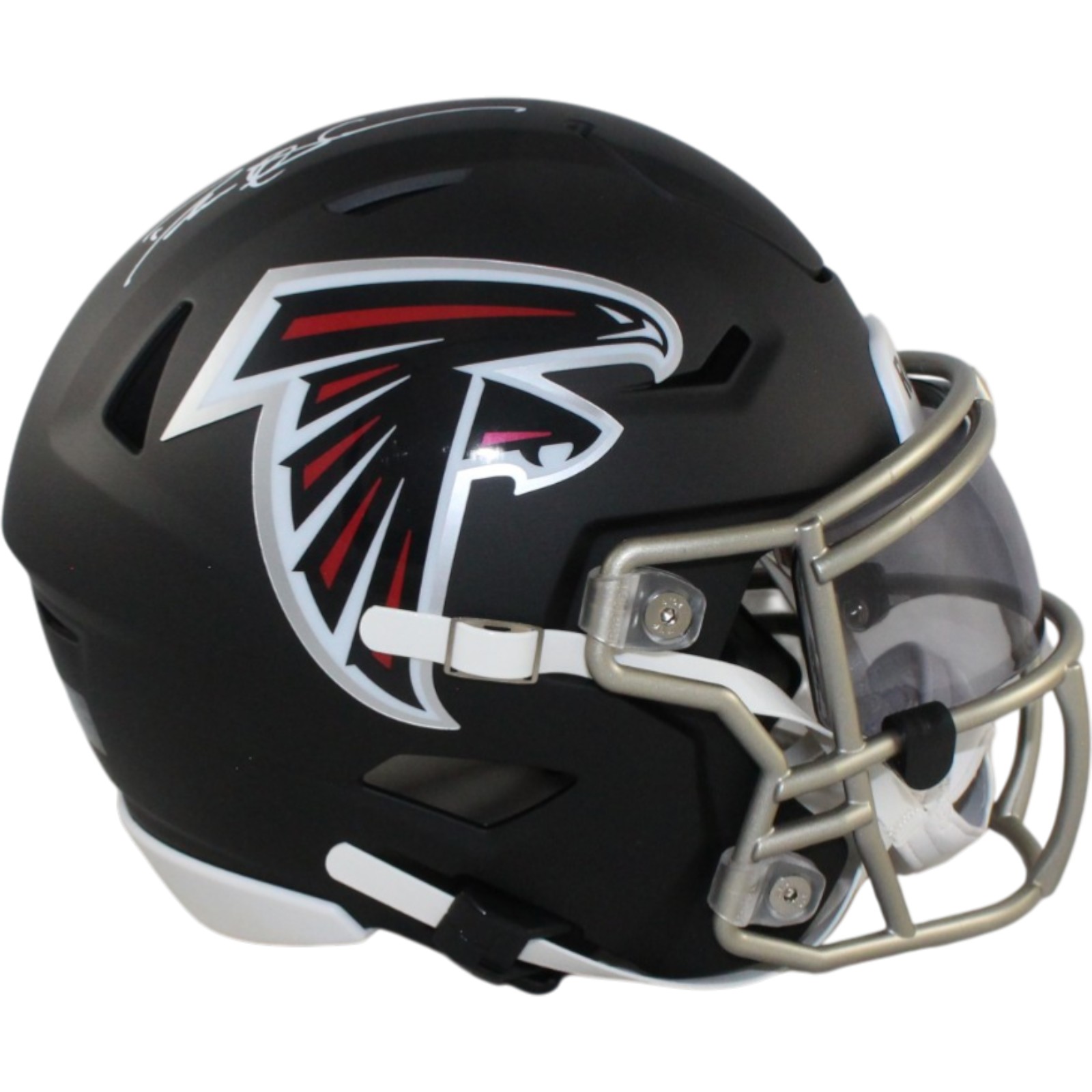 Deion Sanders Autographed Atlanta Falcons Mid-Size Midi Helmet Beckett WIT 55239