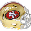 Deion Sanders Autographed San Francisco 49ers Chrome Mini Helmet BAS 22734