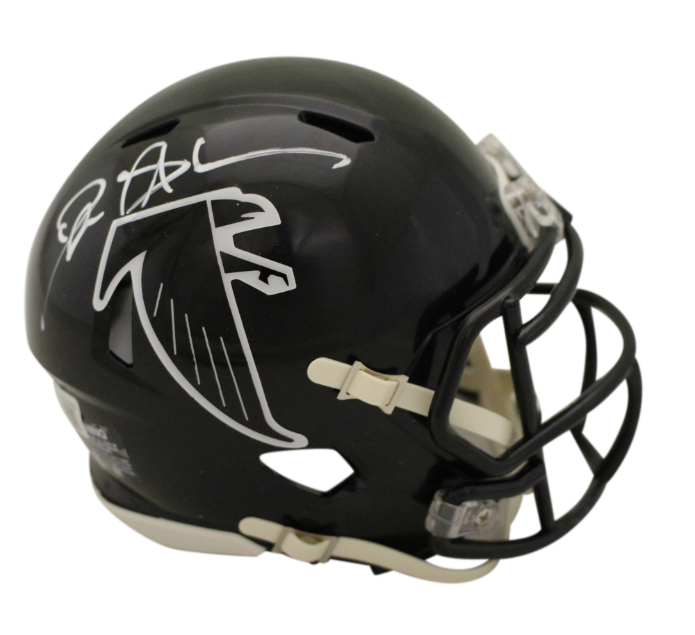 Deion Sanders Autographed Atlanta Falcons 90-02 TB Speed Mini Helmet BAS