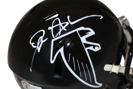 Deion Sanders Autographed Atlanta Falcons 90-02 TB Speed Mini Helmet BAS