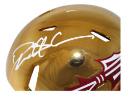 Deion Sanders Signed Florida State Seminoles Chrome Mini Helmet Beckett 28229