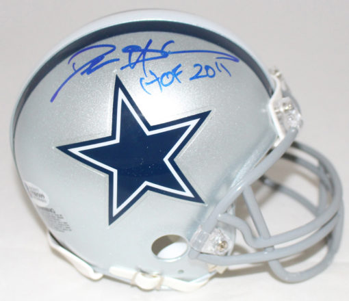 Deion Sanders Autographed/Signed Dallas Cowboys Mini Helmet BAS 25068