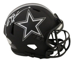 Deion Sanders Autographed/Signed Dallas Cowboys Eclipse Mini Helmet BAS 27426