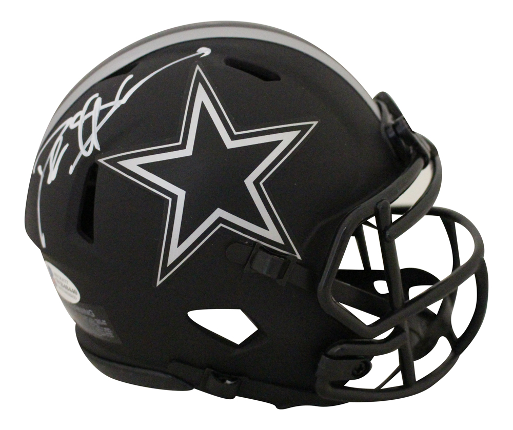 Deion Sanders Autographed/Signed Dallas Cowboys Eclipse Mini Helmet BAS