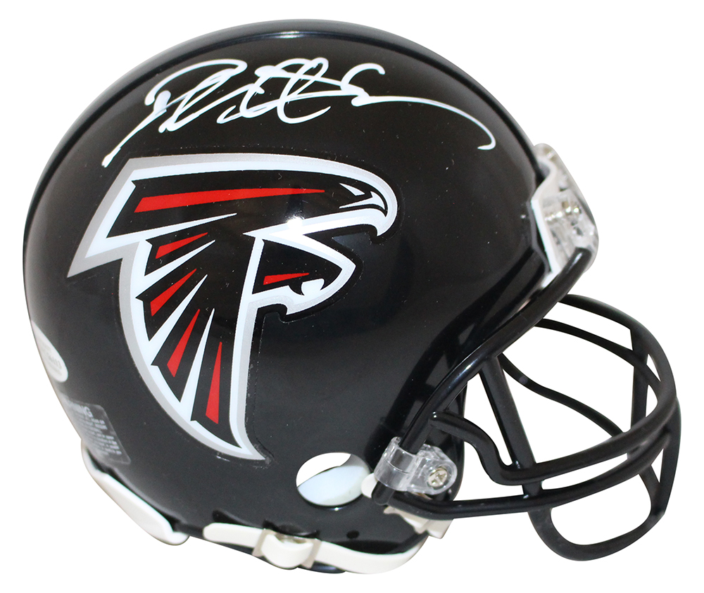 Deion Sanders Autographed/Signed Atlanta Falcons Mini Helmet BAS 28227
