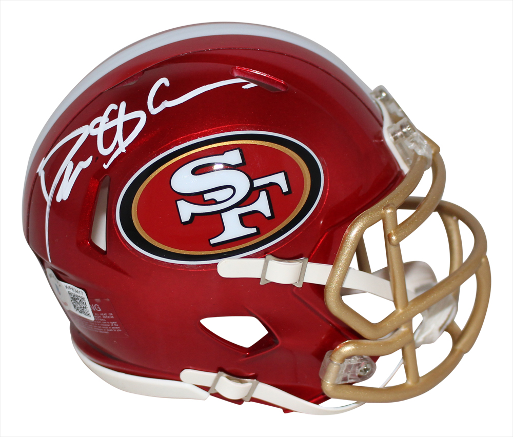 Deion Sanders Signed San Francisco 49ers Flash Mini Helmet Beckett BAS