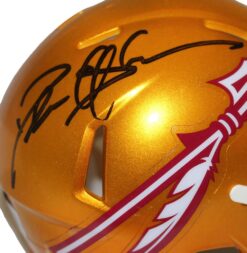 Deion Sanders Signed Florida State Seminoles Flash Speed Mini Helmet BAS