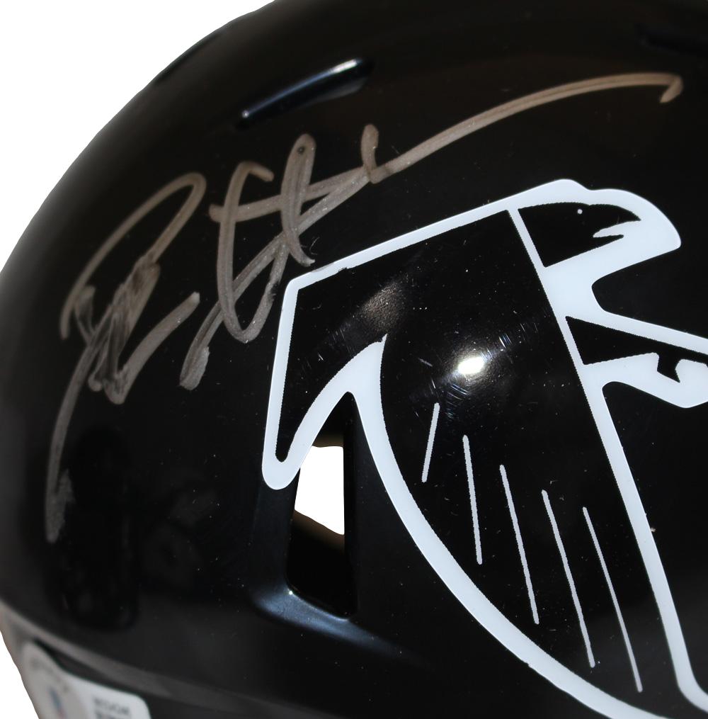 Deion Sanders Signed Atlanta Falcons 90-02 Speed Mini Helmet Beckett