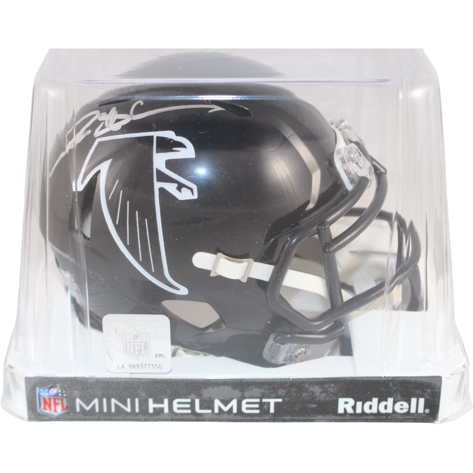 Deion Sanders Autographed Atlanta Falcons TB Mini Helmet Beckett Witness 51735 5 Deion Sanders Autographed Atlanta Falcons TB Mini Helmet Beckett Witness 51735