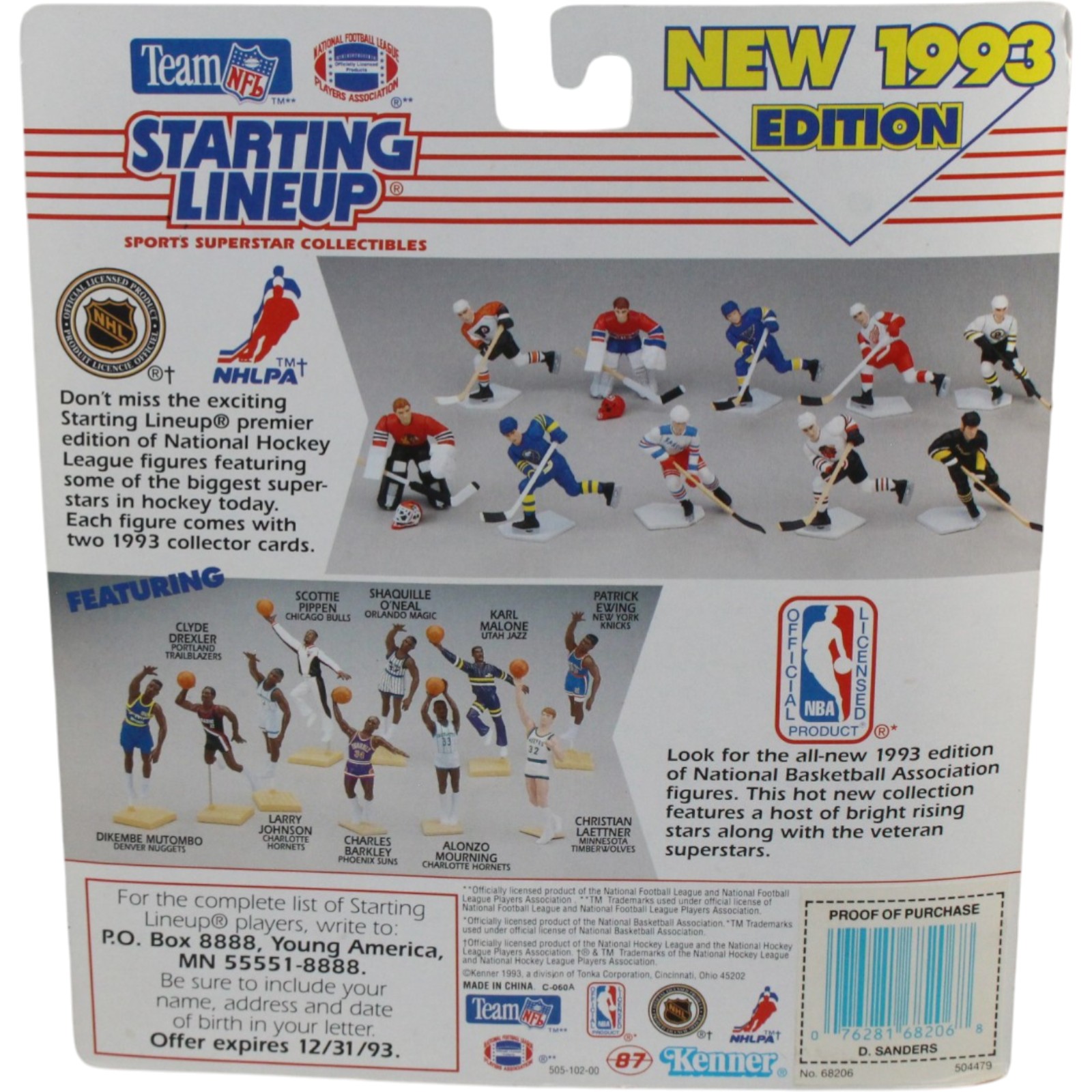 Deion Sanders Atlanta Falcons 1993 Kenner Starting Lineup Figure 55339