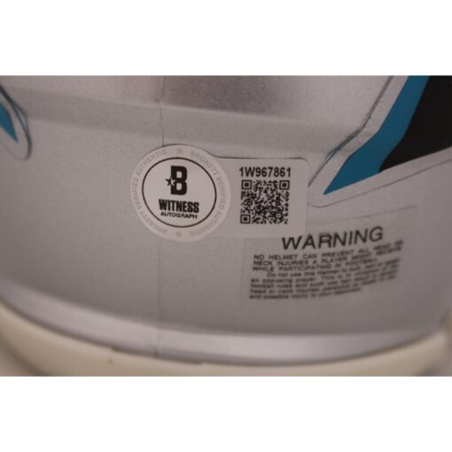 Ja'Tavion Sanders Autographed Carolina Panthers Mini Helmet Beckett 47538