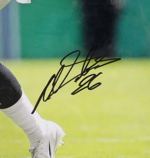 Miles Sanders Autographed Philadelphia Eagles Framed 16x20 Photo JSA 29382