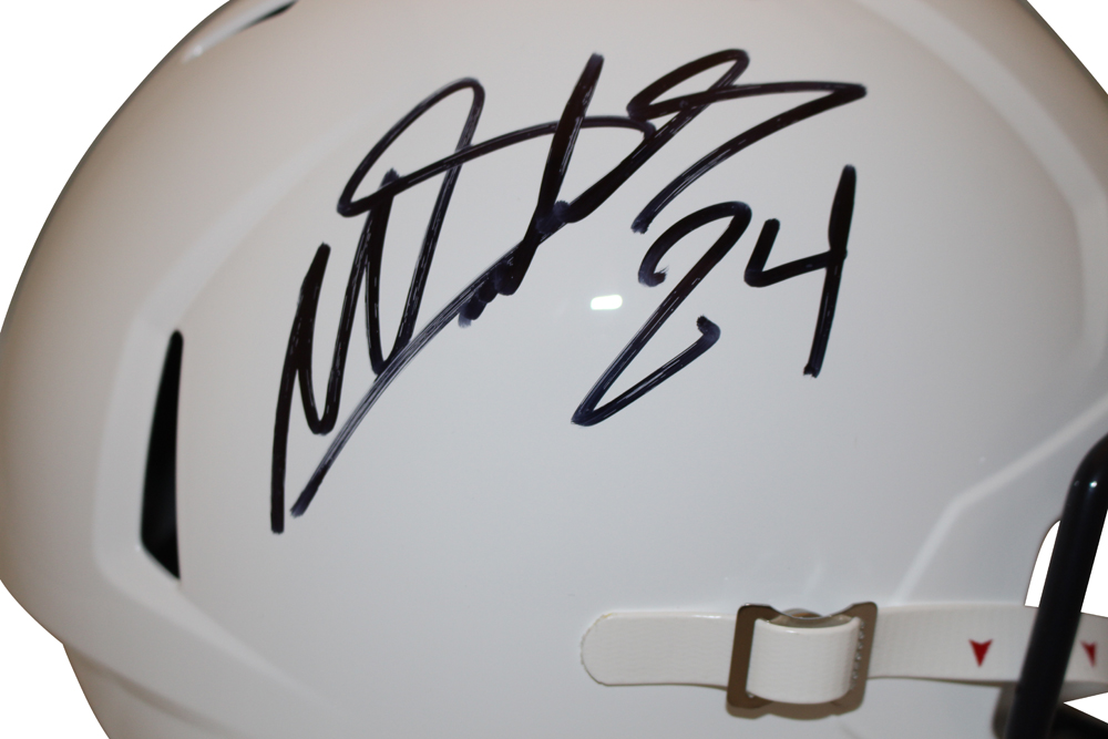 Miles Sanders Autographed Penn State Nittany Lions F/S Speed Helmet BAS
