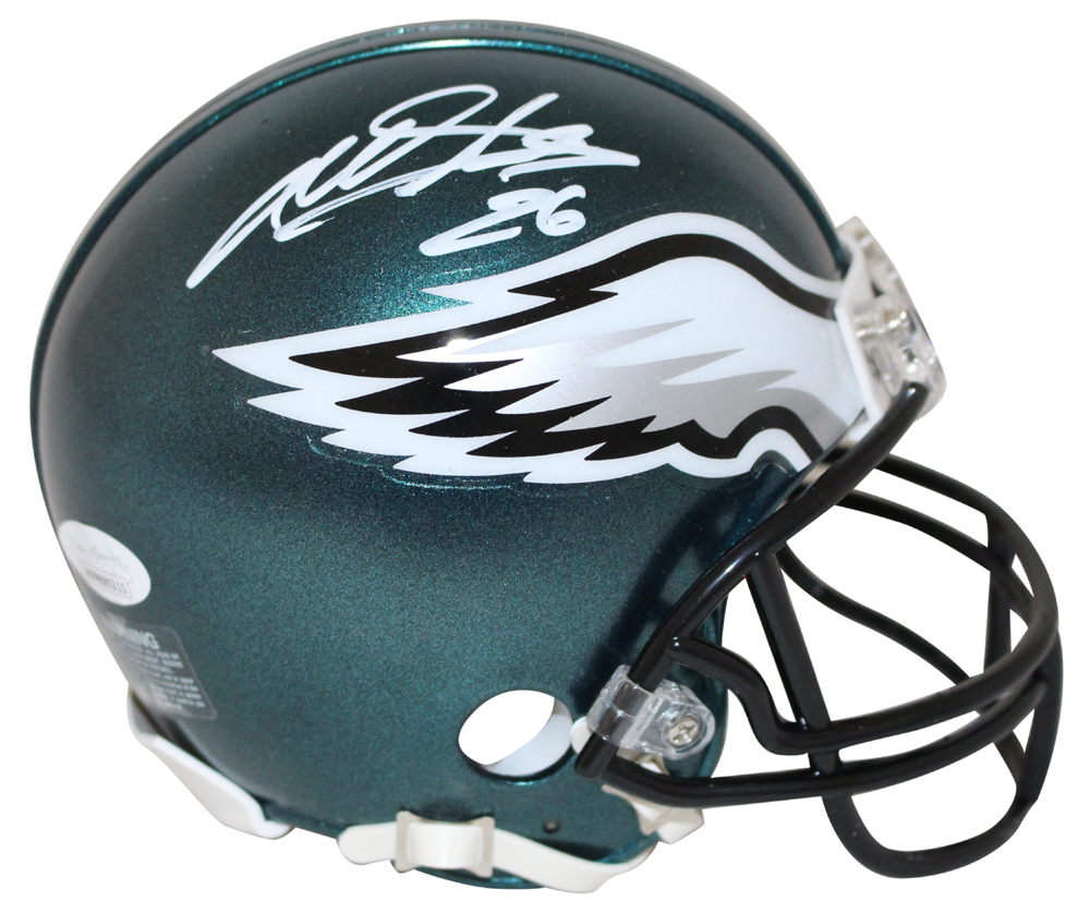 Miles Sanders Autographed Philadelphia Eagles Mini Helmet Beckett