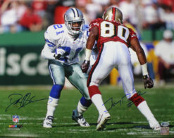 Deion Sanders & Jerry Rice Autographed Cowboys/49ers 16x20 Photo BAS 25005 PF