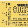San Diego Sockers vs Cleveland Force March 9th 1983 Ticket Stub 26540