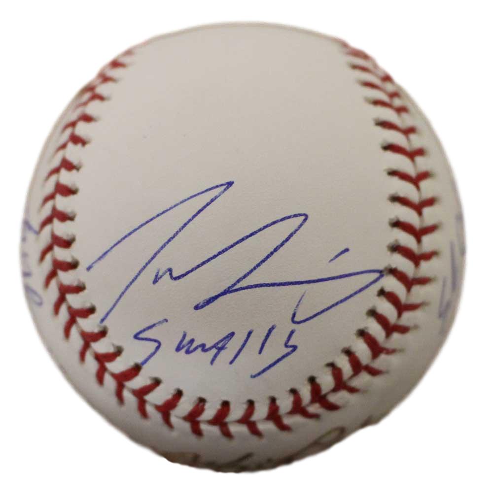 The Sandlot Autographed/Signed OML Baseball Ham, Squints 7 Sigs BAS 27383 – Denver Autographs