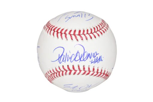 Sandlot Signed OML Baseball Tom Guiry Patrick Renna (HAM) +6 Sigs BAS