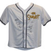 The Sandlot Autographed/Signed White XL Jersey 6 Sigs Tom Guiry BAS 25623