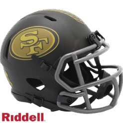 San Francisco 49ers 2025 Salute to Service Riddell Mini Helmet New In Box 54439