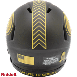 San Francisco 49ers 2025 Salute to Service Riddell Mini Helmet New In Box 54439