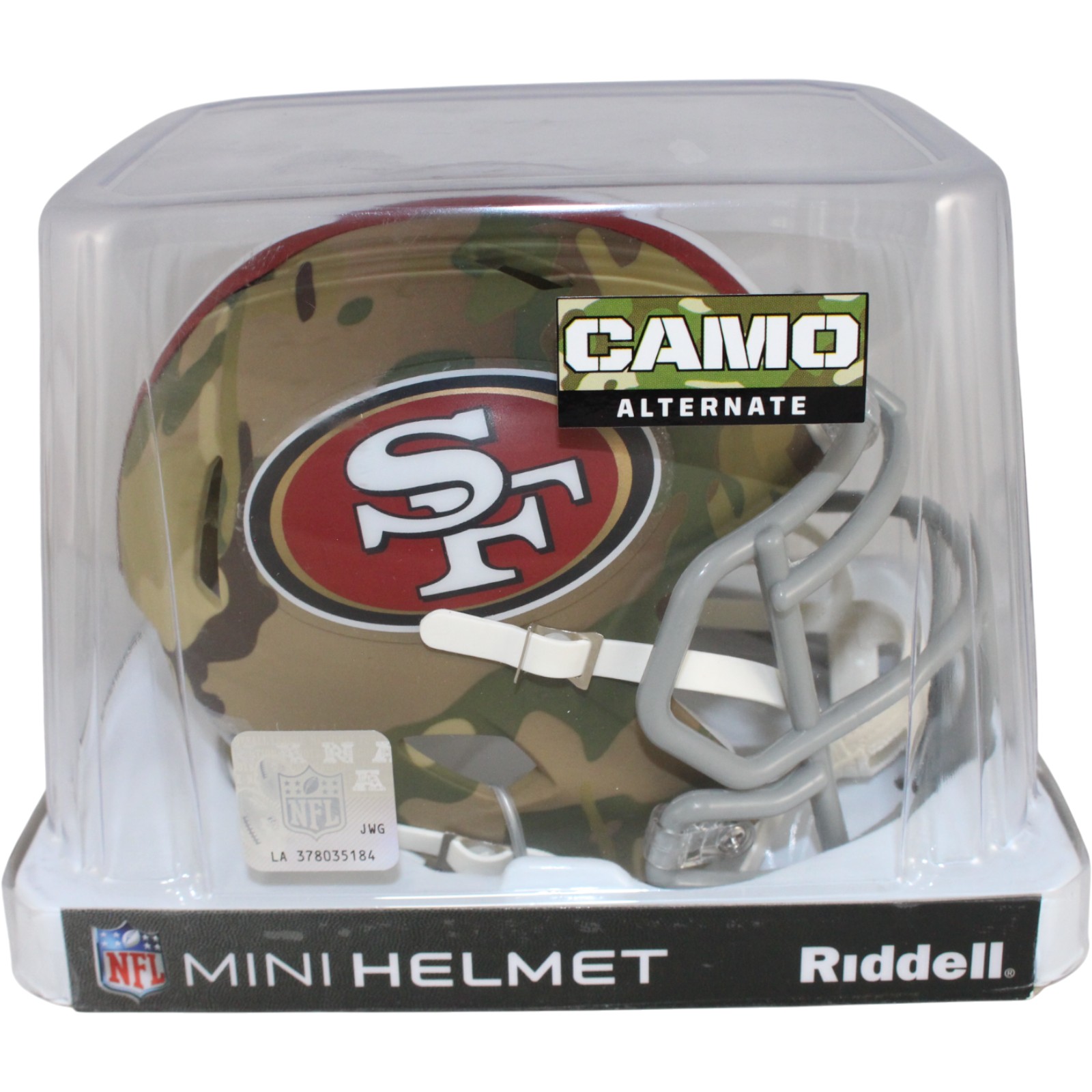 San Francisco 49ers Riddell New In Box Limited Edition Camo Mini Helmet 26463 2 San Francisco 49ers Riddell New In Box Limited Edition Camo Mini Helmet 26463