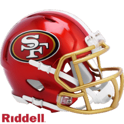 San Francisco 49ers Flash Speed Mini Helmet Riddell New In Box 30736
