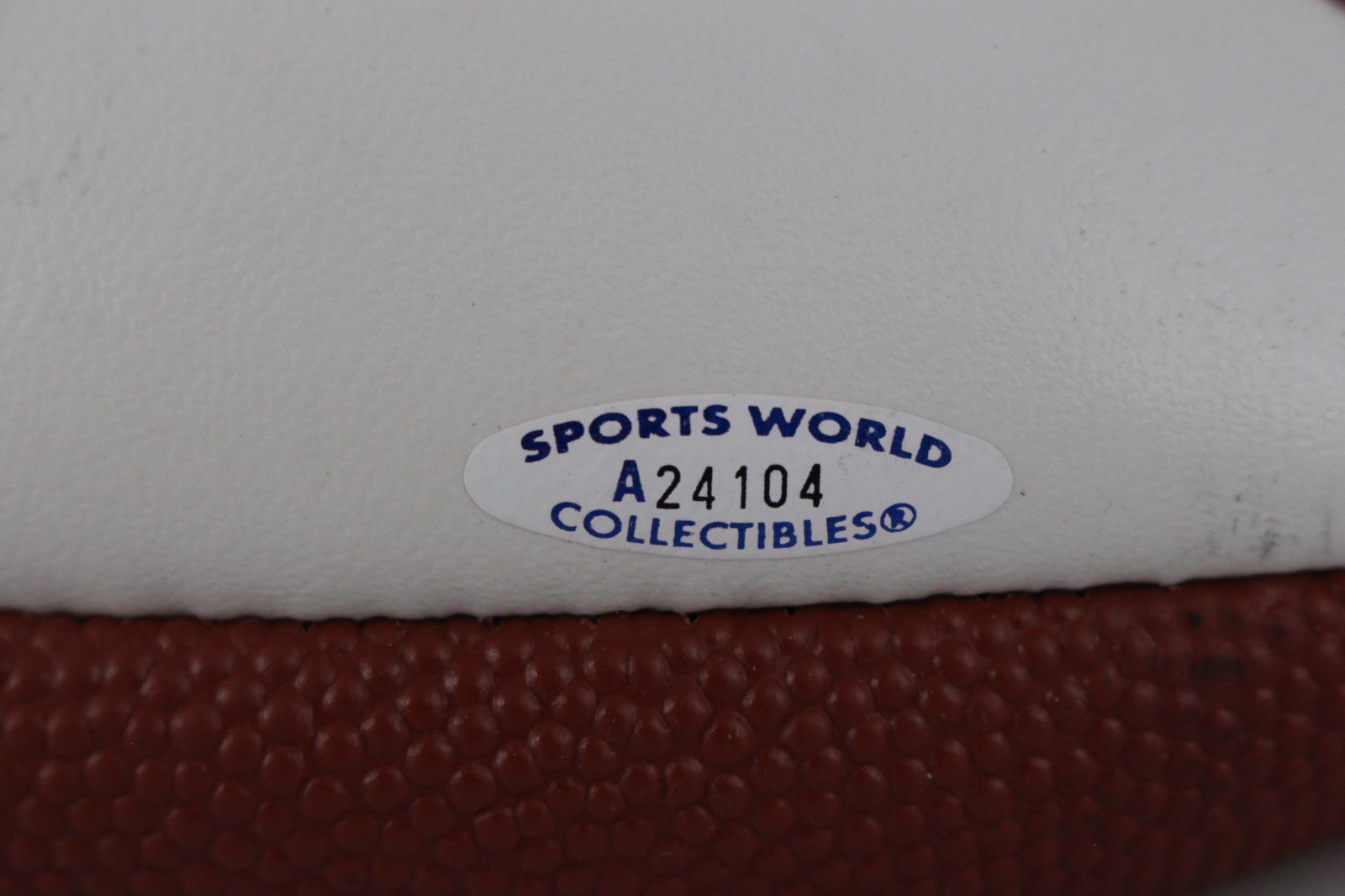 Jesse Sapolu Autographed/Signed Mini Football DEFLATED AS IS DEN 59349 2 Jesse Sapolu Autographed/Signed Mini Football DEFLATED AS IS DEN 59349