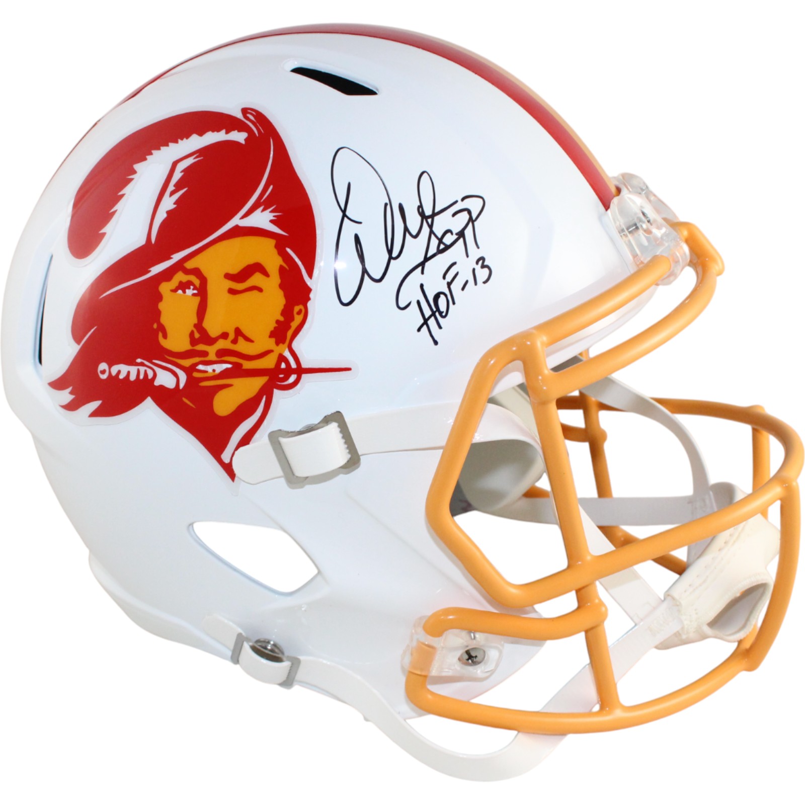 Warren Sapp Autographed Tampa Bay Buccaneers F/S TB Helmet HOF Beckett W 51893