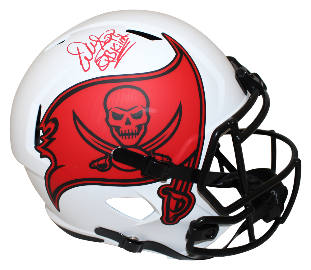 Warren Sapp Signed Tampa Bay Buccaneers F/S Lunar Speed Helmet BAS