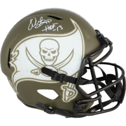 Warren Sapp Autographed Tampa Bay Buccaneers F/S 22 STS Helmet HOF Beckett 53279