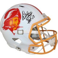 Warren Sapp Autographed Tampa Bay Buccaneers TB F/S Helmet Beckett Witness 50176