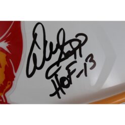 Warren Sapp Autographed Tampa Bay Buccaneers TB F/S Helmet Beckett Witness 50176