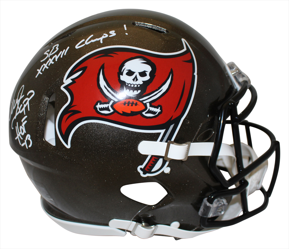 Warren Sapp Signed Tampa Bay Bucs Authentic 97-13 Speed Helmet BAS