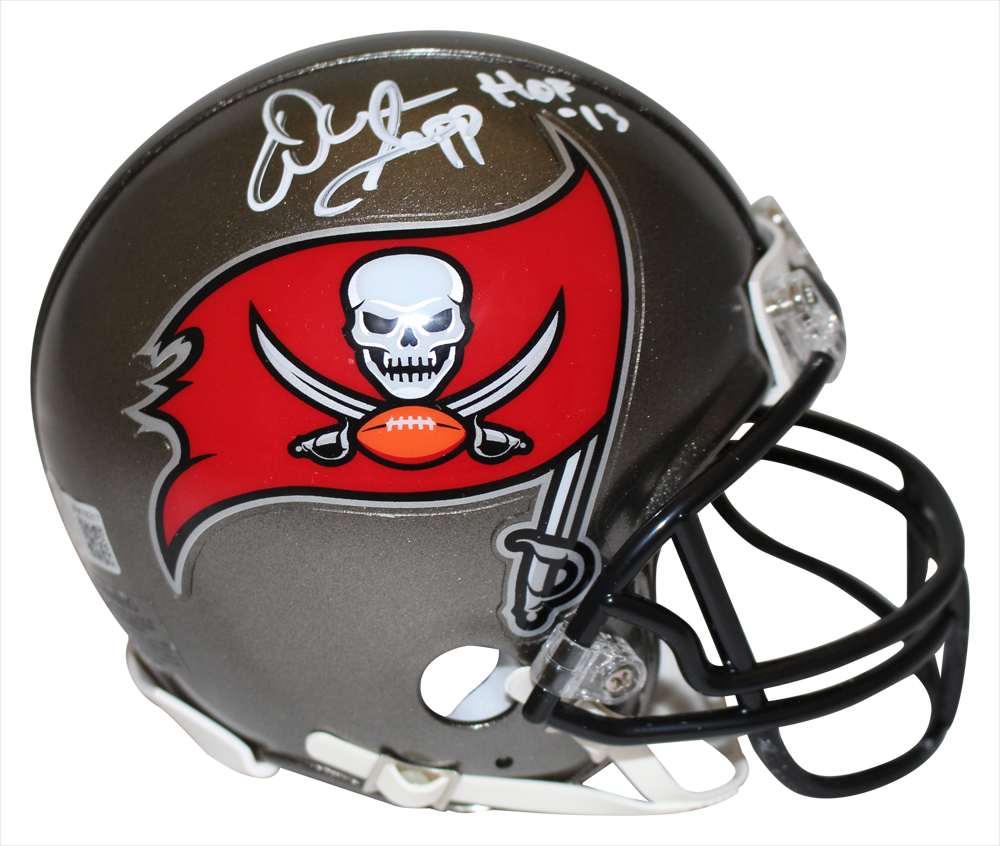 Warren Sapp Signed Tampa Bay Buccaneers 97-13 VSR4 Mini Helmet Beckett