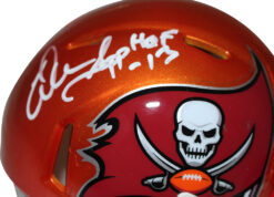 Warren Sapp Autographed Tampa Bay Buccaneers Mini Helmet Flash HOF Beckett 35977