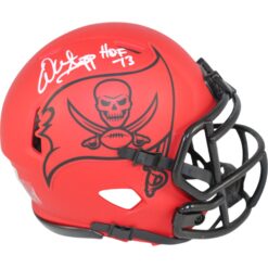 Warren Sapp Autographed Tampa Bay Buccaneers Rave Mini Helmet HOF Beckett 50191