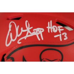 Warren Sapp Autographed Tampa Bay Buccaneers Rave Mini Helmet HOF Beckett 50191
