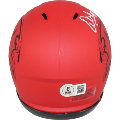 Warren Sapp Autographed Tampa Bay Buccaneers Rave Mini Helmet HOF Beckett 50191