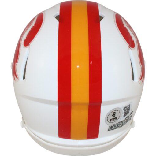 Warren Sapp Autographed/Signed Tampa Bay Buccaneers TB Mini Helmet Beckett 50198