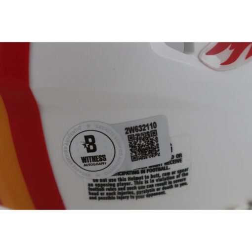 Warren Sapp Autographed/Signed Tampa Bay Buccaneers TB Mini Helmet Beckett 50198