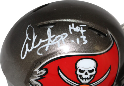 Warren Sapp Signed Tampa Bay Buccaneers F/S TB Helmet Beckett 39544
