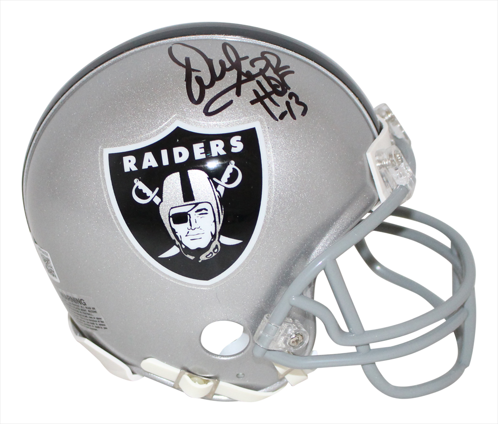 Warren Sapp Autographed Oakland Raiders VSR4 Mini Helmet HOF BAS