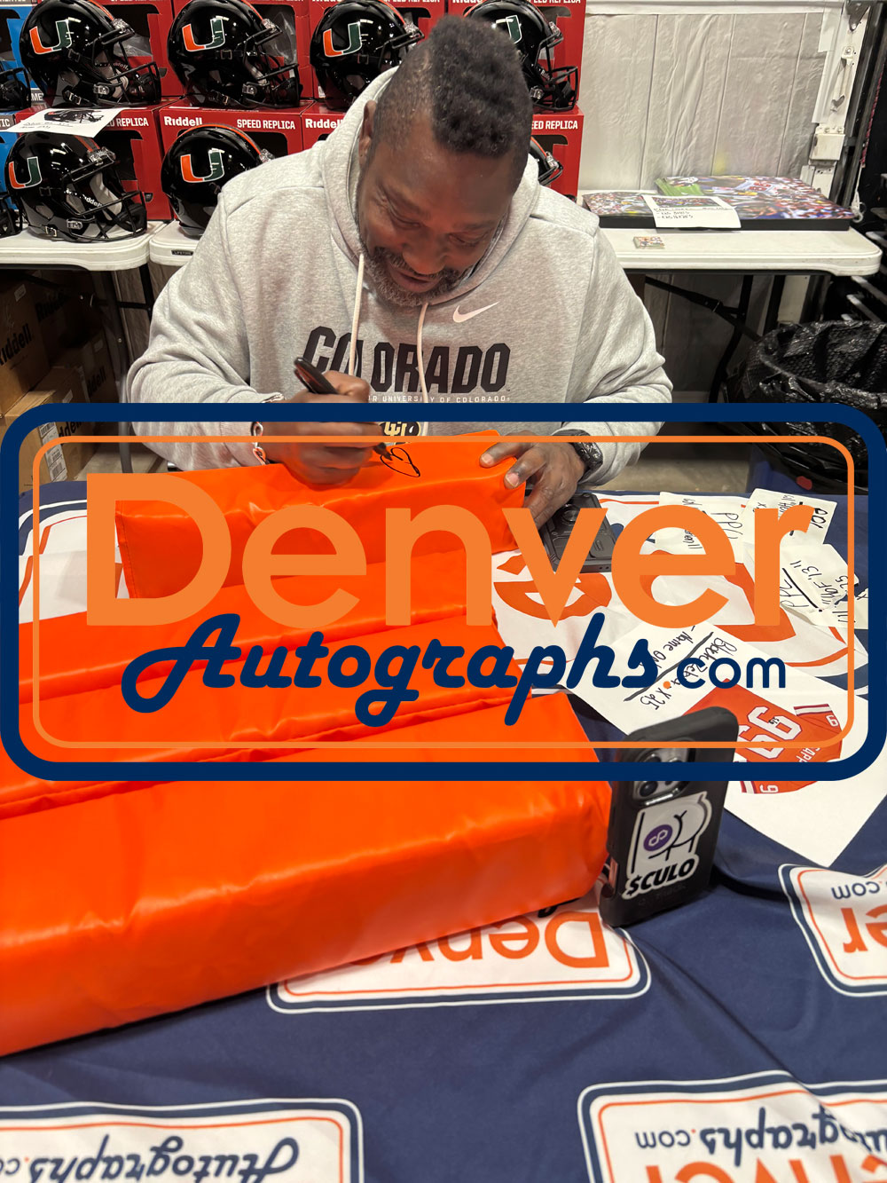 Warren Sapp Autographed/Signed Pylon Sko Buffs Inscription Beckett Witness 53293 6 Warren Sapp Autographed/Signed Pylon Sko Buffs Inscription Beckett Witness 53293