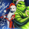 Chris Sarandon & Page Signed Nightmare Before Christmas 11x14 Photo BAS 25883