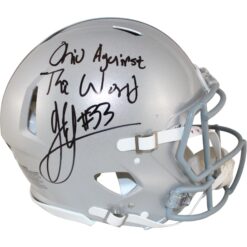 Jack Sawyer Signed Ohio State Buckeyes Pro Helmet Ohio vs World Beckett W 53156