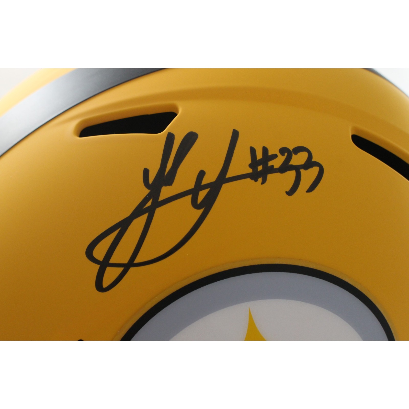 Jack Sawyer Autographed Pittsburgh Steelers F/S Alt 25 Helmet Beckett WIT 56953 2 Jack Sawyer Autographed Pittsburgh Steelers F/S Alt 25 Helmet Beckett WIT 56953