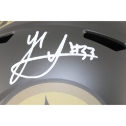 Jack Sawyer Autographed Pittsburgh Steelers F/S 25 STS Helmet Beckett W 54035