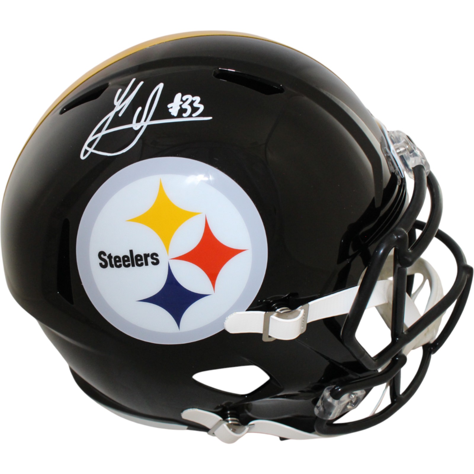 Jack Sawyer Autographed Pittsburgh Steelers F/S Helmet Beckett Witness 51625