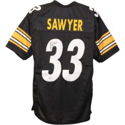 Jack Sawyer Autographed Pro Style Black Sz XL Jersey Beckett Witness 51628
